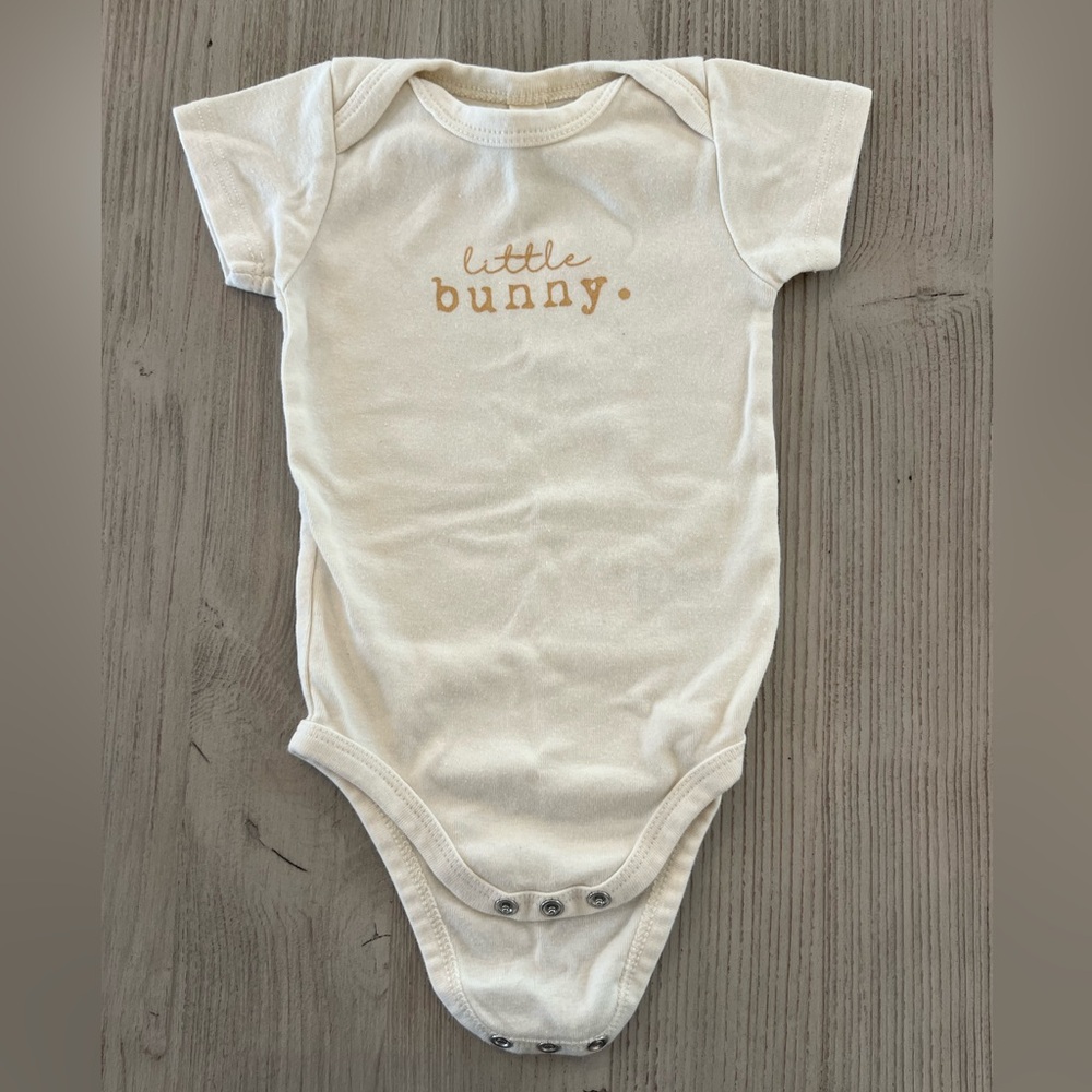 EUC Little Bunny shortsleeved bodysuit